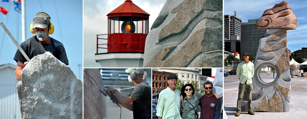 ("Wind and Water" Photo courtesy of Sculpture Saint John.)