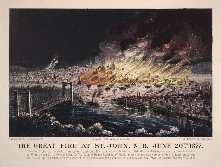 History 100 The Great Fire of Saint John Blog K100