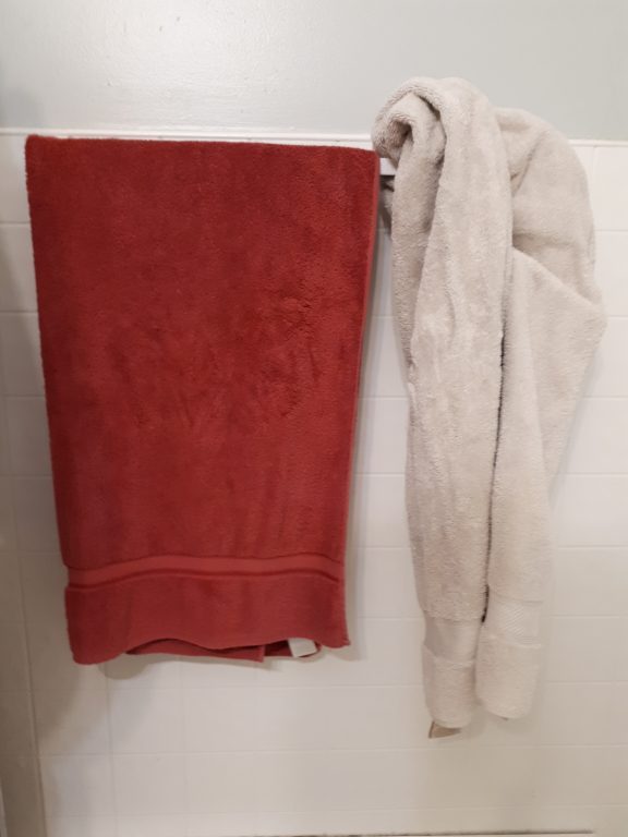 Can you tell which is my towel and which is my wifes?